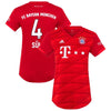 Image of Niklas Süle Bayern Munich Women's 2019/20 Home Replica Player Jersey – Red 2019