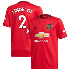 Victor Lindelöf Manchester United Youth 2019/20 Home Replica Player Jersey – Red 2019