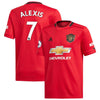 Image of Alexis Sánchez Manchester United Youth 2019/20 Home Replica Player Jersey – Red 2019