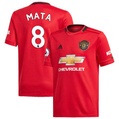 Juan Mata Manchester United Youth 2019/20 Home Replica Player Jersey – Red 2019