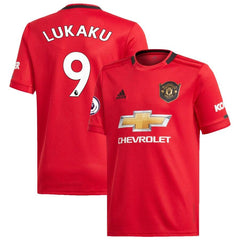 Romelu Lukaku Manchester United Youth 2019/20 Home Replica Player Jersey – Red 2019