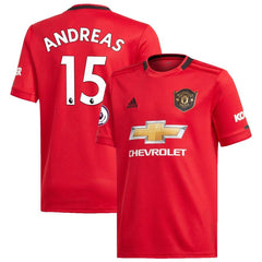 Andreas Pereira Manchester United Youth 2019/20 Home Replica Player Jersey – Red 2019