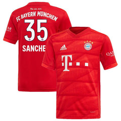 Renato Sanches Bayern Munich Youth 2019/20 Home Replica Player Jersey – Red 2019