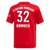 Image of Joshua Kimmich Bayern Munich Youth 2019/20 Home Replica Player Jersey – Red 2019