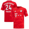 Image of Corentin Tolisso Bayern Munich Youth 2019/20 Home Replica Player Jersey – Red 2019