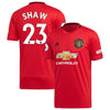 Image of Luke Shaw Manchester United 2019/20 Home Replica Player Jersey – Red 2019