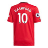 Image of Marcus Rashford Manchester United Youth 2019/20 Home Replica Player Jersey – Red 2019