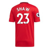 Image of Luke Shaw Manchester United 2019/20 Home Replica Player Jersey – Red 2019