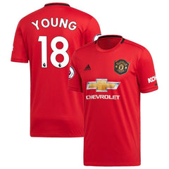 Ashley Young Manchester United 2019/20 Home Replica Player Jersey – Red 2019