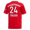 Image of Corentin Tolisso Bayern Munich 2019/20 Home Replica Player Jersey – Red 2019