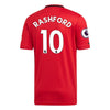 Image of Marcus Rashford Manchester United 2019/20 Home Replica Player Jersey – Red 2019