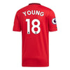 Image of Ashley Young Manchester United 2019/20 Home Replica Player Jersey – Red 2019