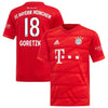 Image of Leon Goretzka Bayern Munich 2019/20 Home Replica Player Jersey – Red 2019