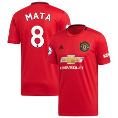 Juan Mata Manchester United 2019/20 Home Replica Player Jersey – Red 2019