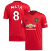 Image of Juan Mata Manchester United 2019/20 Home Replica Player Jersey – Red 2019