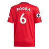 Image of Paul Pogba Manchester United Youth 2019/20 Home Replica Player Jersey – Red 2019