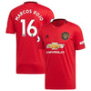 Image of Marcos Rojo Manchester United 2019/20 Home Replica Player Jersey – Red 2019