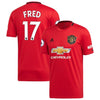 Image of Fred Manchester United 2019/20 Home Replica Player Jersey – Red 2019