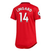 Image of Jesse Lingard Manchester United Women's 2019/20 Home Replica Player Jersey – Red 2019