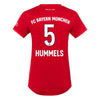 Image of Mats Hummels Bayern Munich Women's 2019/20 Home Replica Player Jersey – Red 2019