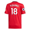 Image of Ashley Young Manchester United Youth 2019/20 Home Replica Player Jersey – Red 2019