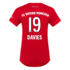 Image of Alphonso Davies Bayern Munich Women's 2019/20 Home Replica Player Jersey – Red 2019