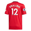 Image of Chris Smalling Manchester United Youth 2019/20 Home Replica Player Jersey – Red 2019