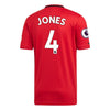 Image of Phil Jones Manchester United 2019/20 Home Replica Player Jersey – Red 2019