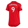 Image of Romelu Lukaku Manchester United Women's 2019/20 Home Replica Player Jersey – Red 2019