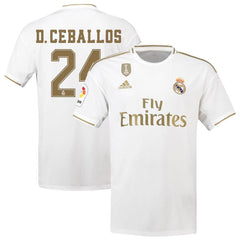 Daniel Ceballos Real Madrid 2019/20 Home Replica Player Jersey – White 2019