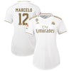 Image of Marcelo Vieira da Silva Real Madrid Women's 2019/20 Home Replica Player Jersey – White 2019