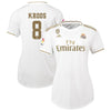 Image of Toni Kroos Real Madrid Women's 2019/20 Home Replica Player Jersey – White 2019