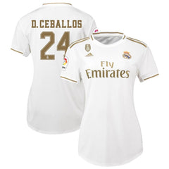 Daniel Ceballos Real Madrid Women's 2019/20 Home Replica Player Jersey – White 2019