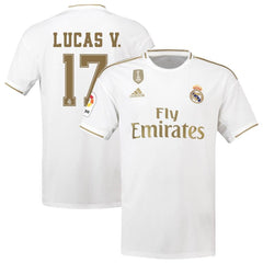 Lucas Vázquez Real Madrid 2019/20 Home Replica Player Jersey – White 2019