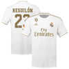 Image of Sergio Reguilón Real Madrid 2019/20 Home Replica Player Jersey – White 2019