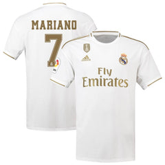 Mariano Díaz Mejía Real Madrid 2019/20 Home Replica Player Jersey – White 2019