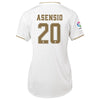 Image of Marco Asensio Real Madrid Women's 2019/20 Home Replica Player Jersey – White 2019