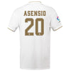 Image of Marco Asensio Real Madrid 2019/20 Home Replica Player Jersey – White 2019