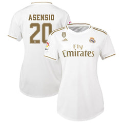 Marco Asensio Real Madrid Women's 2019/20 Home Replica Player Jersey – White 2019