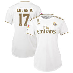 Lucas Vázquez Real Madrid Women's 2019/20 Home Replica Player Jersey – White 2019