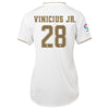 Image of Vinícius Júnior Real Madrid Women's 2019/20 Home Replica Player Jersey – White 2019