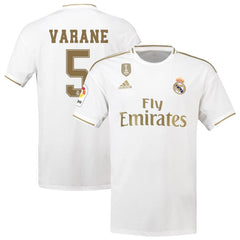 Raphaël Varane Real Madrid 2019/20 Home Replica Player Jersey – White 2019