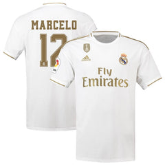 Marcelo Vieira da Silva Real Madrid 2019/20 Home Replica Player Jersey – White 2019