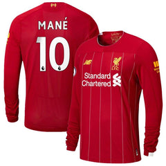 Sadio Mané Liverpool New Balance Youth 2019/20 Home Replica Player Long Sleeve Jersey – Red 2019