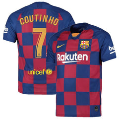 Philippe Coutinho Barcelona 2019/20 Home Replica Stadium Player Jersey – Royal 2019