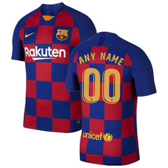 Barcelona 2019/20 Home Vapor Match Custom Jersey - Royal 2019