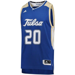 #20 Tulsa Golden Hurricane  Replica Basketball Jersey – Royal 2019