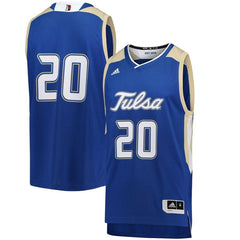 #20 Tulsa Golden Hurricane  Replica Basketball Jersey – Royal 2019