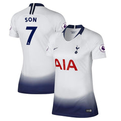 Son Heung-min Tottenham Hotspur Women's/2019 Home Replica Jersey – White 2019