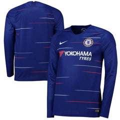 Chelsea/2019 Home Replica Long Sleeve Jersey – Blue 2019